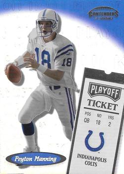 1999 Playoff Contenders SSD #200 Peyton Manning Front