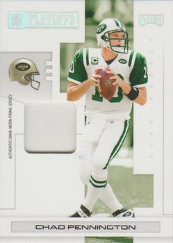 2007 Playoff NFL Playoffs - Materials Silver Prime #67 Chad Pennington Front