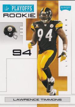 2007 Playoff NFL Playoffs - Platinum #141 Lawrence Timmons Front
