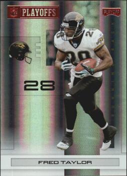 2007 Playoff NFL Playoffs - Red Holofoil #46 Fred Taylor Front