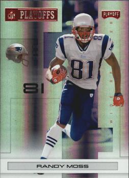 2007 Playoff NFL Playoffs - Red Holofoil #57 Randy Moss Front