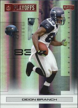2007 Playoff NFL Playoffs - Red Holofoil #88 Deion Branch Front