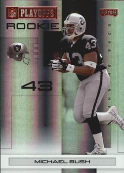 2007 Playoff NFL Playoffs - Red Holofoil #124 Michael Bush Front