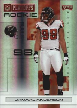 2007 Playoff NFL Playoffs - Red Holofoil #137 Jamaal Anderson Front