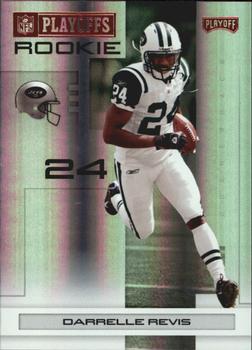 2007 Playoff NFL Playoffs - Red Holofoil #140 Darrelle Revis Front