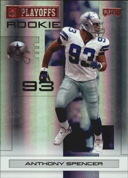 2007 Playoff NFL Playoffs - Red Holofoil #156 Anthony Spencer Front