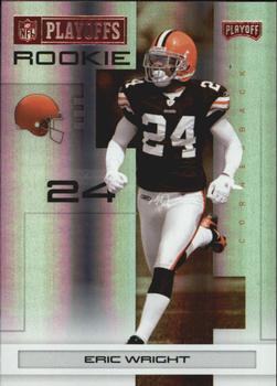 2007 Playoff NFL Playoffs - Red Holofoil #167 Eric Wright Front