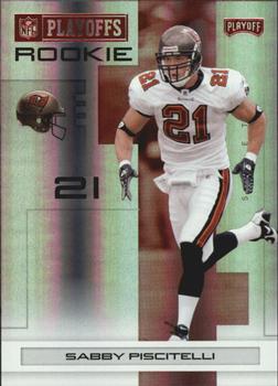 2007 Playoff NFL Playoffs - Red Holofoil #177 Sabby Piscitelli Front