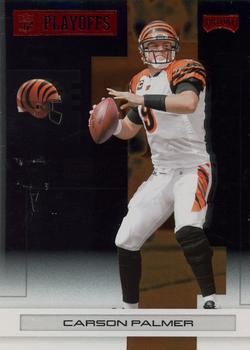 2007 Playoff NFL Playoffs - Red Metalized #22 Carson Palmer Front