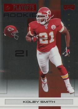 2007 Playoff NFL Playoffs - Red Metalized #178 Kolby Smith Front