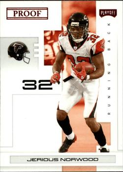 2007 Playoff NFL Playoffs - Red Proof #6 Jerious Norwood Front