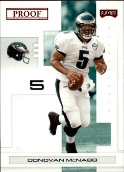2007 Playoff NFL Playoffs - Red Proof #74 Donovan McNabb Front
