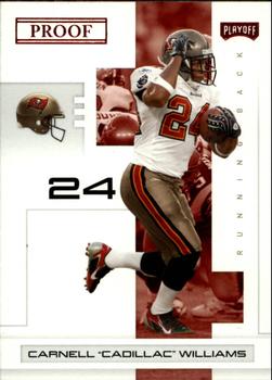 2007 Playoff NFL Playoffs - Red Proof #95 Carnell 