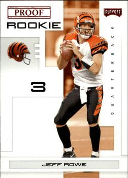 2007 Playoff NFL Playoffs - Red Proof #149 Jeff Rowe Front