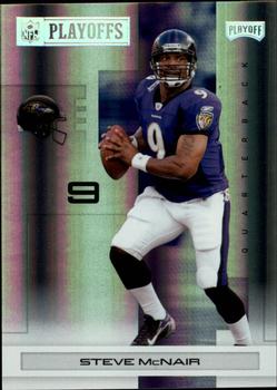 2007 Playoff NFL Playoffs - Silver Holofoil #8 Steve McNair Front
