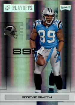 2007 Playoff NFL Playoffs - Silver Holofoil #13 Steve Smith Front