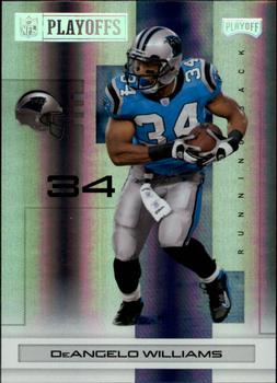 2007 Playoff NFL Playoffs - Silver Holofoil #14 DeAngelo Williams Front