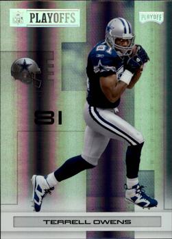 2007 Playoff NFL Playoffs - Silver Holofoil #25 Terrell Owens Front