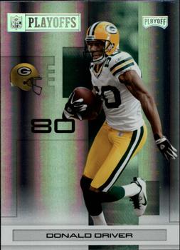 2007 Playoff NFL Playoffs - Silver Holofoil #36 Donald Driver Front