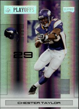 2007 Playoff NFL Playoffs - Silver Holofoil #54 Chester Taylor Front