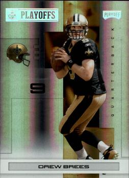 2007 Playoff NFL Playoffs - Silver Holofoil #60 Drew Brees Front