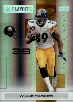 2007 Playoff NFL Playoffs - Silver Holofoil #77 Willie Parker Front