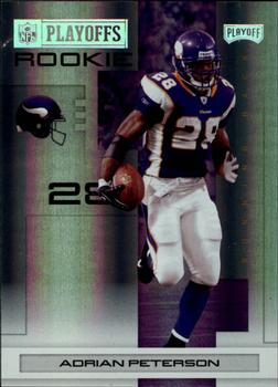 2007 Playoff NFL Playoffs - Silver Holofoil #101 Adrian Peterson Front