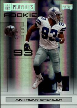 2007 Playoff NFL Playoffs - Silver Holofoil #156 Anthony Spencer Front