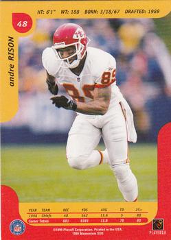 1999 Playoff Momentum SSD #48 Andre Rison Back