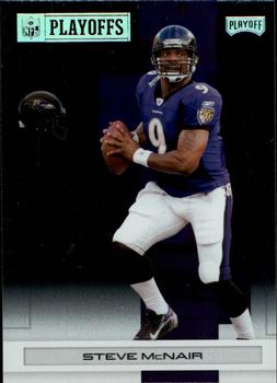 2007 Playoff NFL Playoffs - Silver Metalized #8 Steve McNair Front