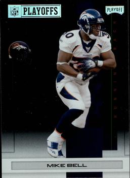 2007 Playoff NFL Playoffs - Silver Metalized #30 Mike Bell Front