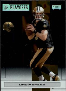 2007 Playoff NFL Playoffs - Silver Metalized #60 Drew Brees Front