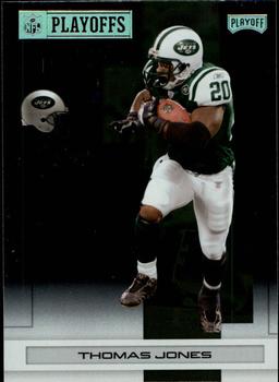 2007 Playoff NFL Playoffs - Silver Metalized #70 Thomas Jones Front