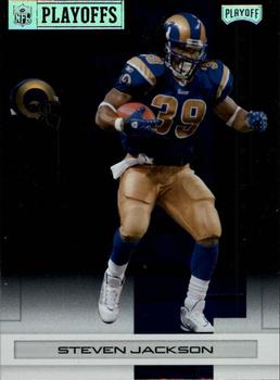 2007 Playoff NFL Playoffs - Silver Metalized #93 Steven Jackson Front