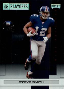 2007 Playoff NFL Playoffs - Silver Metalized #129 Steve Smith Front
