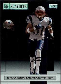 2007 Playoff NFL Playoffs - Silver Metalized #146 Brandon Meriweather Front