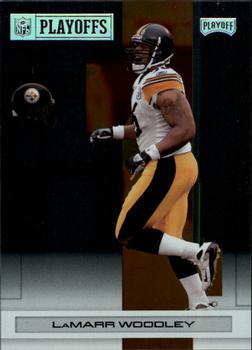 2007 Playoff NFL Playoffs - Silver Metalized #163 LaMarr Woodley Front