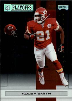 2007 Playoff NFL Playoffs - Silver Metalized #178 Kolby Smith Front