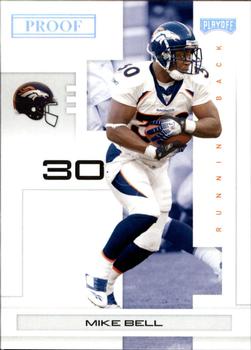 2007 Playoff NFL Playoffs - Silver Proof #30 Mike Bell Front