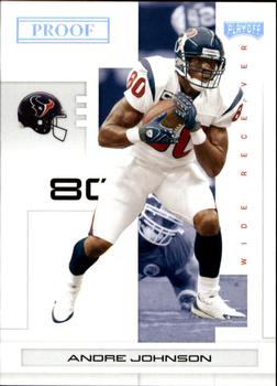 2007 Playoff NFL Playoffs - Silver Proof #39 Andre Johnson Front
