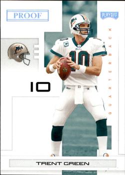 2007 Playoff NFL Playoffs - Silver Proof #51 Trent Green Front