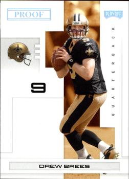 2007 Playoff NFL Playoffs - Silver Proof #60 Drew Brees Front