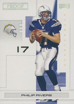 2007 Playoff NFL Playoffs - Silver Proof #82 Philip Rivers Front