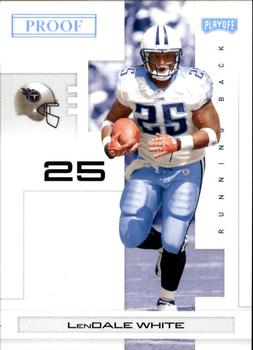 2007 Playoff NFL Playoffs - Silver Proof #96 LenDale White Front