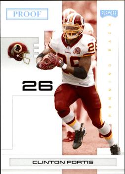 2007 Playoff NFL Playoffs - Silver Proof #98 Clinton Portis Front