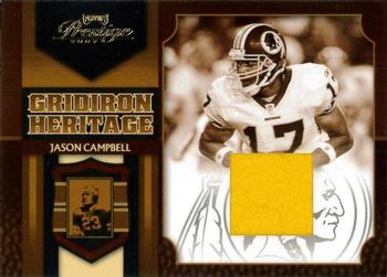 2007 Playoff Prestige - Gridiron Heritage Materials #GH-26 Jason Campbell Front
