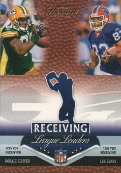 2007 Playoff Prestige - League Leaders #LL-13 Donald Driver / Lee Evans Front