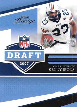 2007 Playoff Prestige - NFL Draft #NFLD-8 Kenny Irons Front