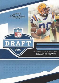 2007 Playoff Prestige - NFL Draft #NFLD-17 Dwayne Bowe Front