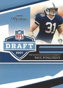 2007 Playoff Prestige - NFL Draft #NFLD-35 Paul Posluszny Front